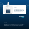 Infographic for Nurovia Skin Hyaluronic Acide Face Serum featuring the product bottle inside a white text box, set against a dark blue background with water droplets. Text outlines how unlike ordinary formulas, this serum floods every layer of your skin with moisture leaving it visibly plumper, smoother, and more radiant with every use. Ingredients include the following: Water, Propanediol, Glycerin, Sodium Hyaluronate Crosspolymer, Sodium Hyaluronate, Sodium Acetylated Hyaluronate, Hydrolyzed Sodium Hyaluronate, Pentylene Glycol, Xanthan Gum, Sorbitan Oleate Decylglucoside Crosspolymer, Phenoxyethanol, Ethylhexylglycerin.